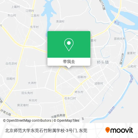 北京师范大学东莞石竹附属学校-3号门地图
