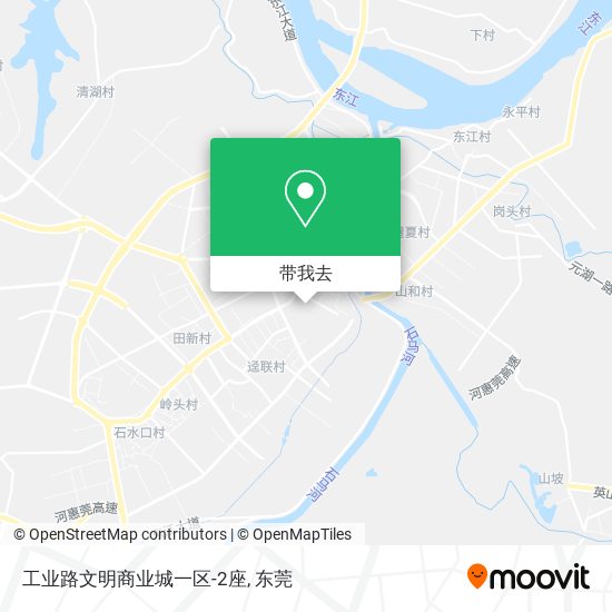 工业路文明商业城一区-2座地图