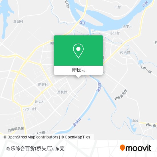 奇乐综合百货(桥头店)地图