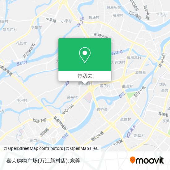 嘉荣购物广场(万江新村店)地图