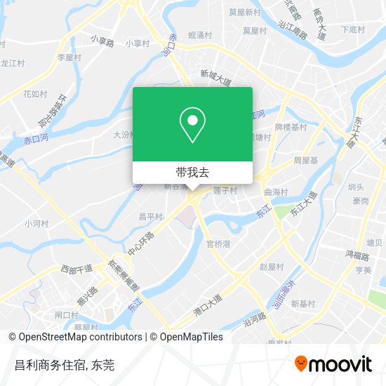 昌利商务住宿地图