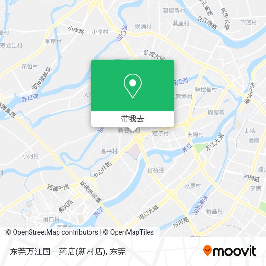东莞万江国一药店(新村店)地图