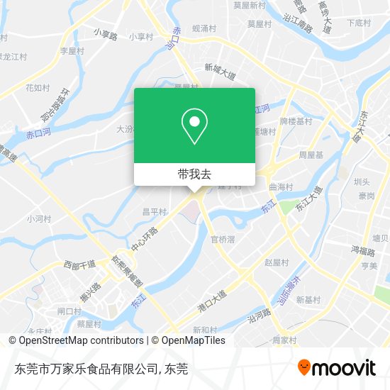 东莞市万家乐食品有限公司地图