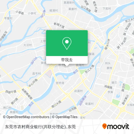 东莞市农村商业银行(共联分理处)地图