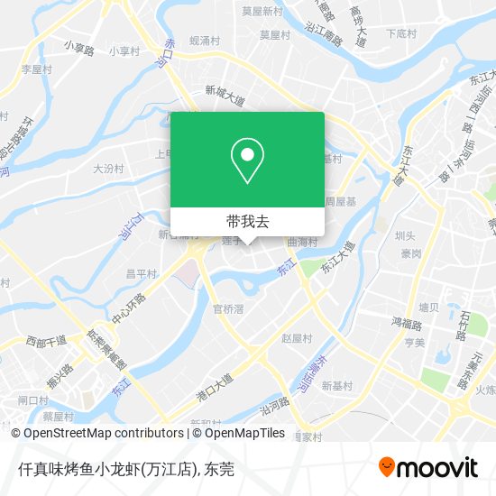 仟真味烤鱼小龙虾(万江店)地图