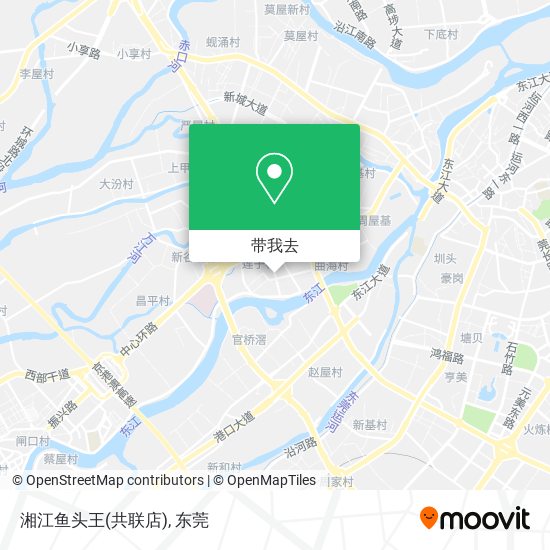 湘江鱼头王(共联店)地图