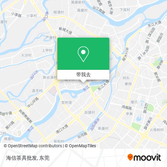 海信茶具批发地图