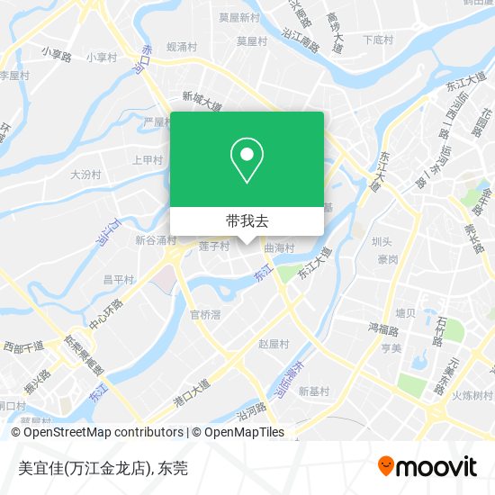 美宜佳(万江金龙店)地图
