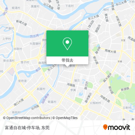 富通自在城-停车场地图