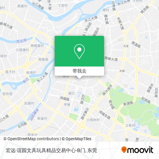 宏远·谊园文具玩具精品交易中心-B门地图