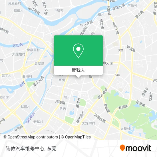 陆敦汽车维修中心地图