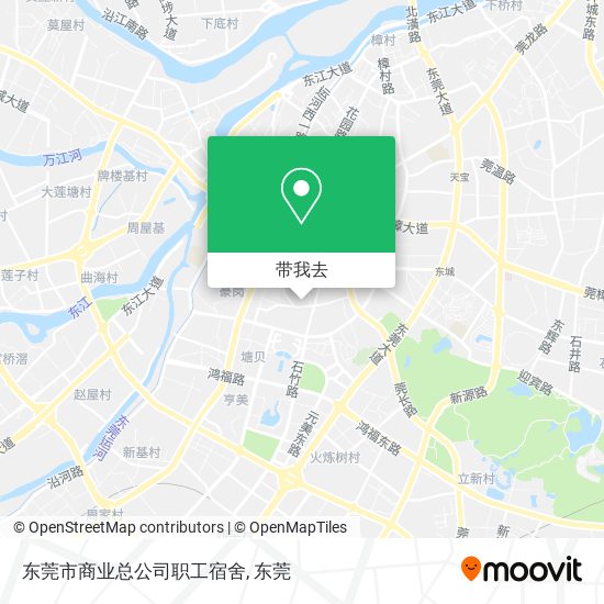 东莞市商业总公司职工宿舍地图