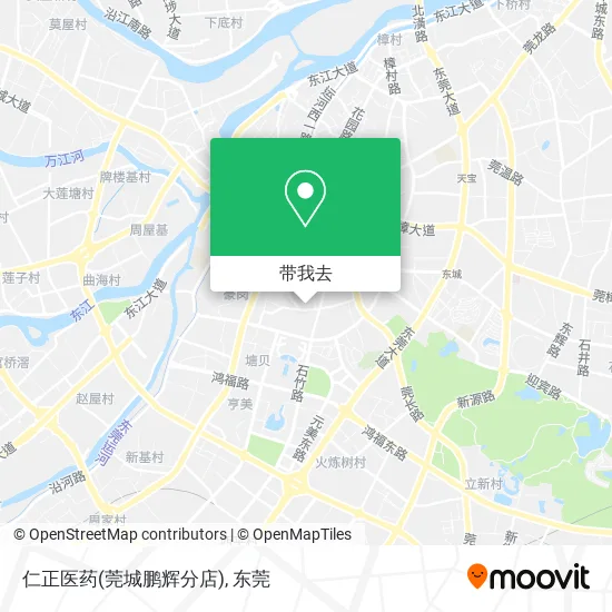 仁正医药(莞城鹏辉分店)地图