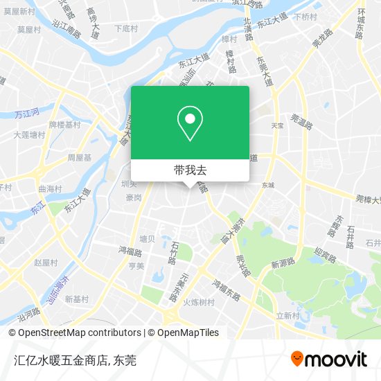 汇亿水暖五金商店地图