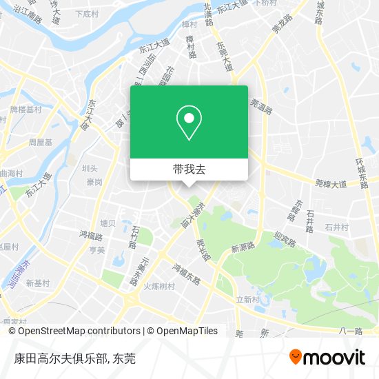 康田高尔夫俱乐部地图