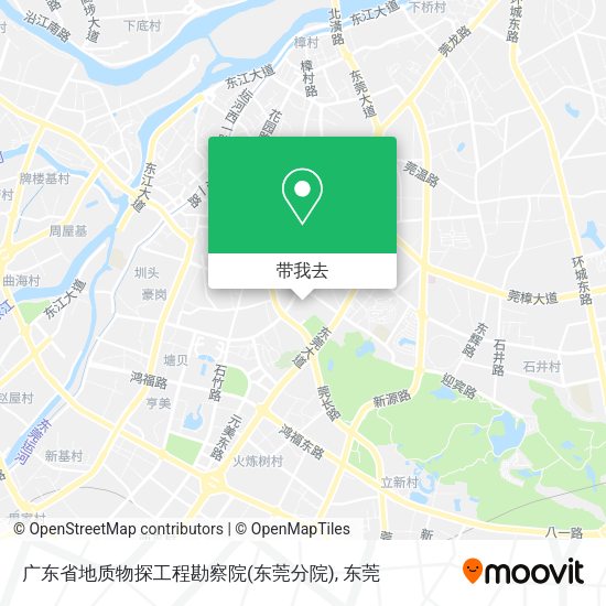 广东省地质物探工程勘察院(东莞分院)地图