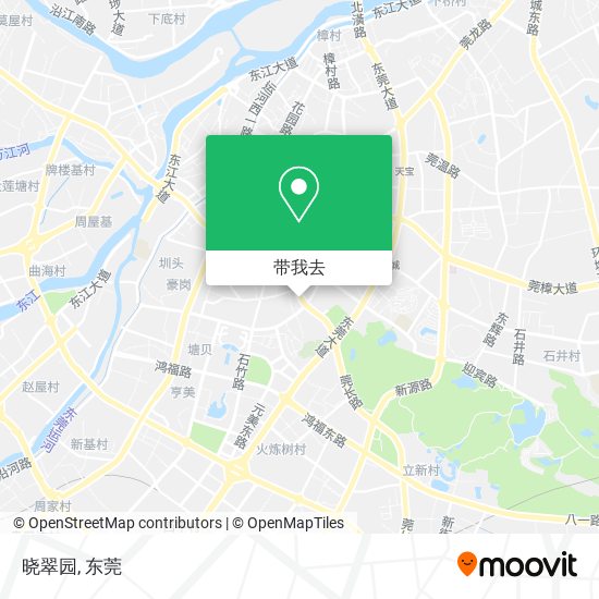 晓翠园地图