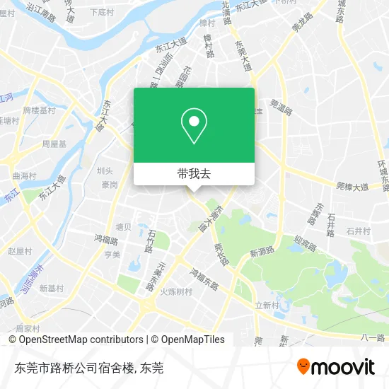 东莞市路桥公司宿舍楼地图