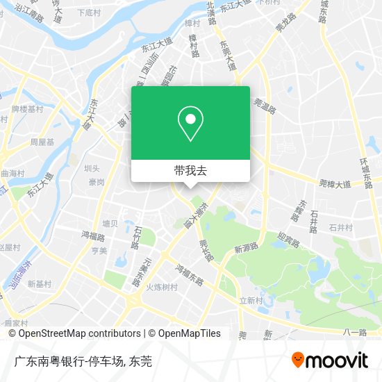 广东南粤银行-停车场地图