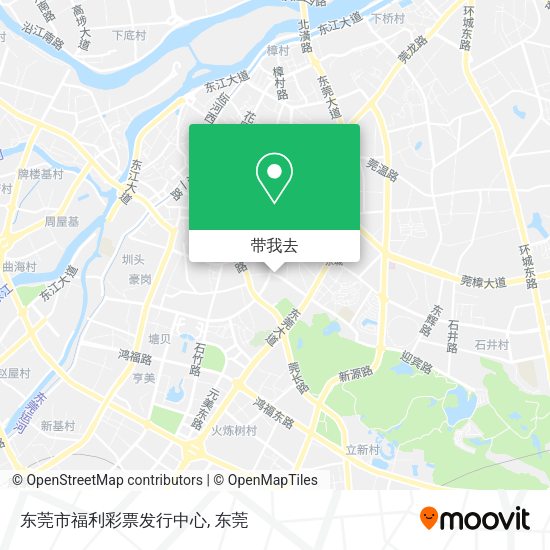 东莞市福利彩票发行中心地图