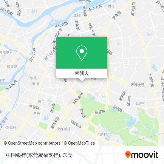 中国银行(东莞聚福支行)地图