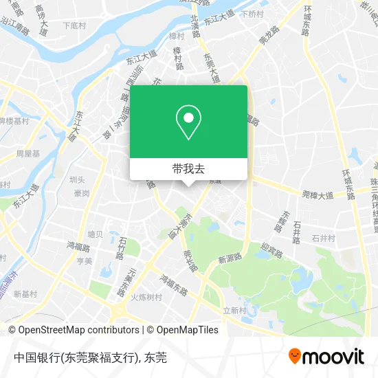 中国银行(东莞聚福支行)地图