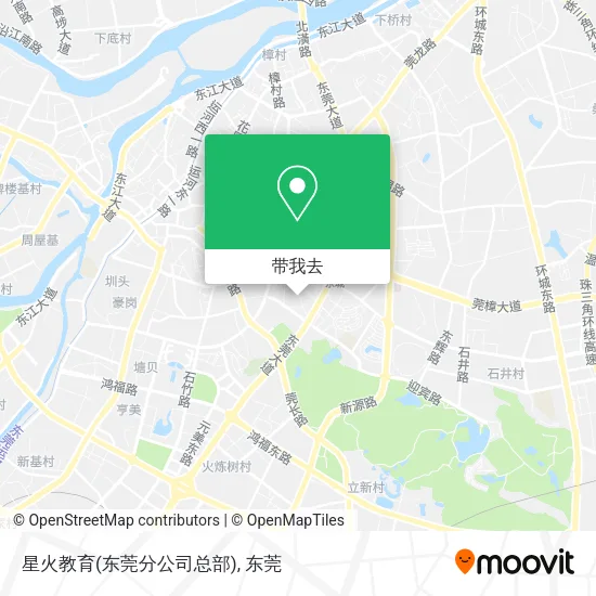 星火教育(东莞分公司总部)地图