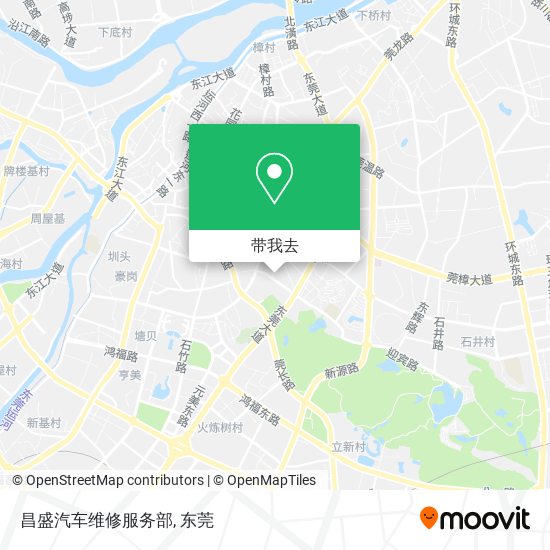 昌盛汽车维修服务部地图