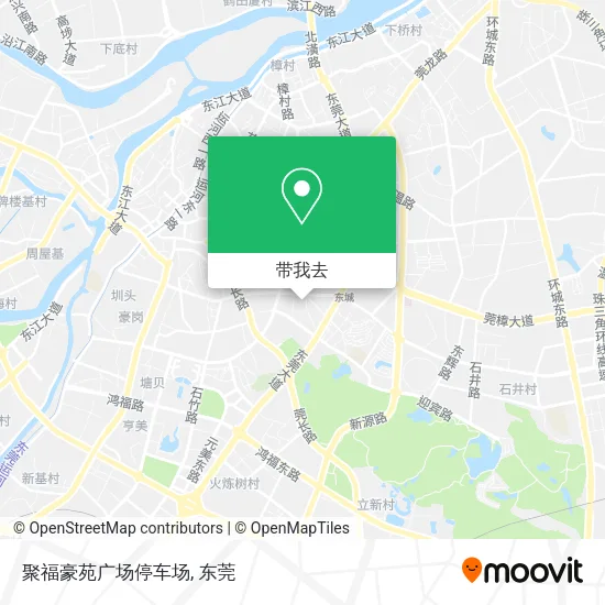 聚福豪苑广场停车场地图
