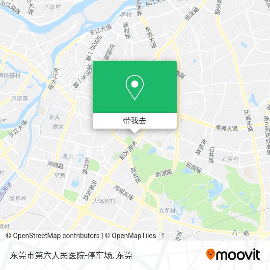东莞市第六人民医院-停车场地图