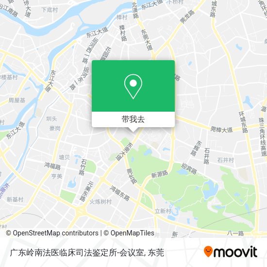广东岭南法医临床司法鉴定所-会议室地图