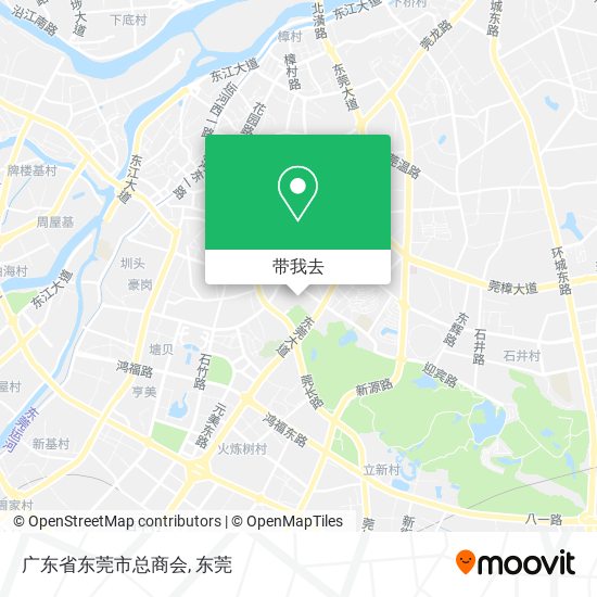 广东省东莞市总商会地图