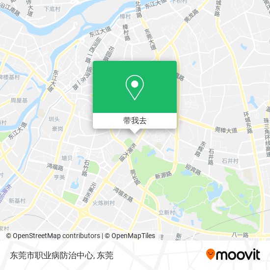 东莞市职业病防治中心地图