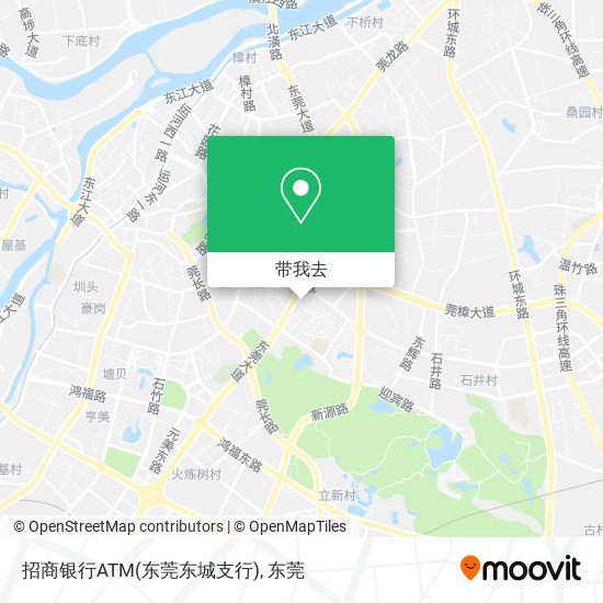 招商银行ATM(东莞东城支行)地图