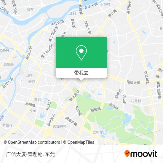 广信大厦-管理处地图
