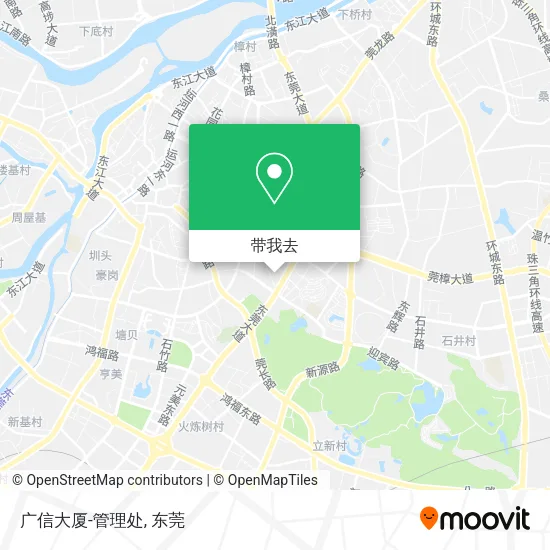广信大厦-管理处地图