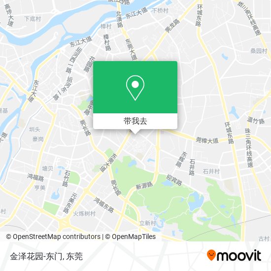 金泽花园-东门地图