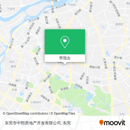 东莞市中熙房地产开发有限公司地图
