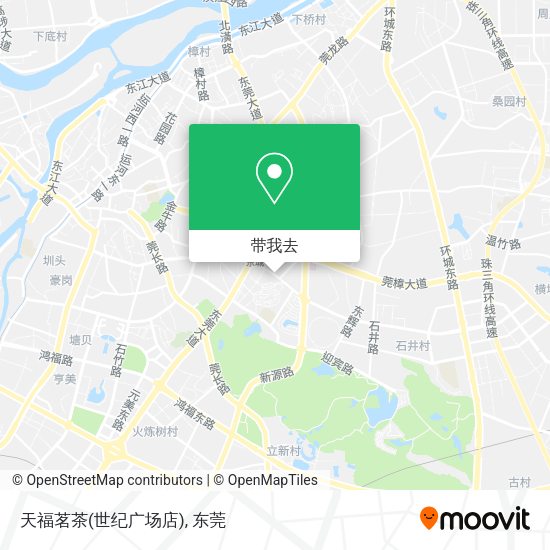 天福茗茶(世纪广场店)地图