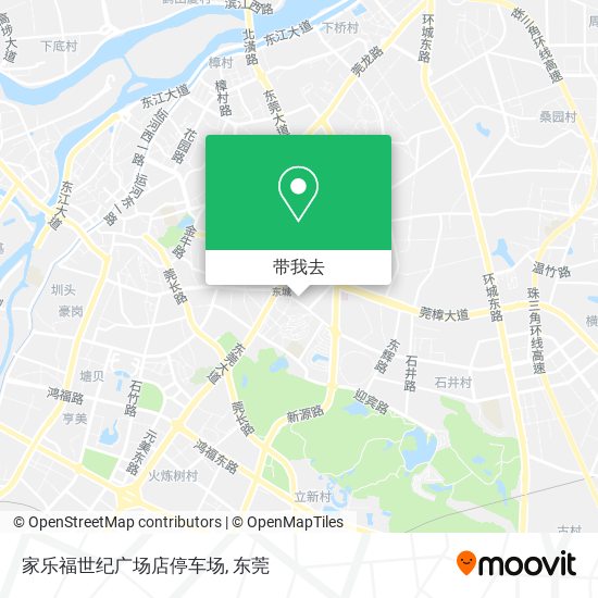 家乐福世纪广场店停车场地图