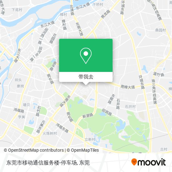 东莞市移动通信服务楼-停车场地图