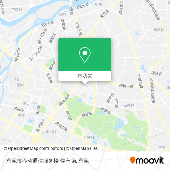 东莞市移动通信服务楼-停车场地图