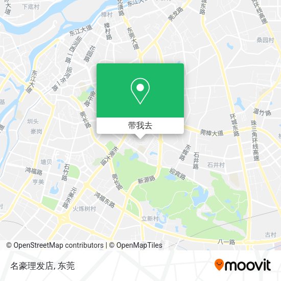 名豪理发店地图