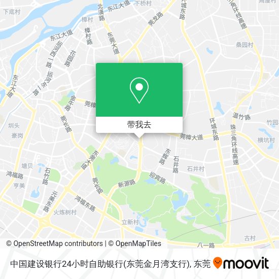 中国建设银行24小时自助银行(东莞金月湾支行)地图