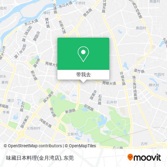 味藏日本料理(金月湾店)地图