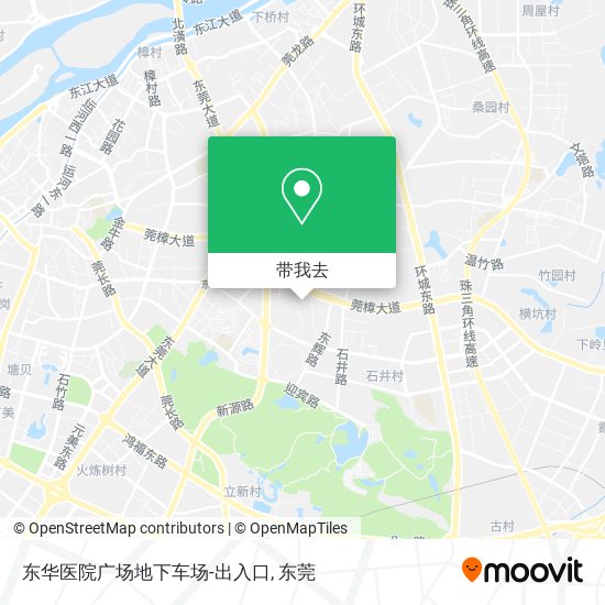 东华医院广场地下车场-出入口地图