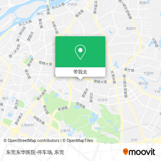 东莞东华医院-停车场地图
