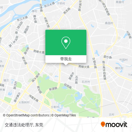 交通违法处理厅地图