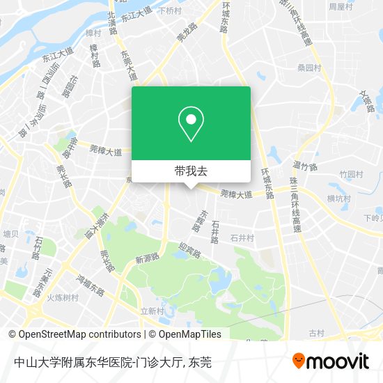 中山大学附属东华医院-门诊大厅地图