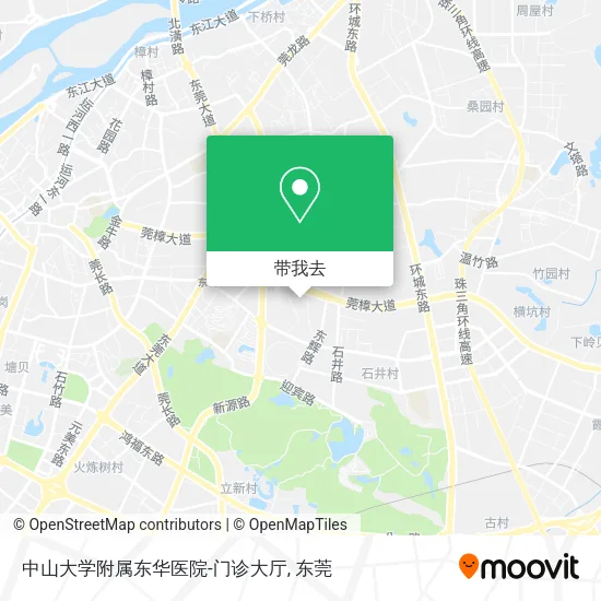 中山大学附属东华医院-门诊大厅地图